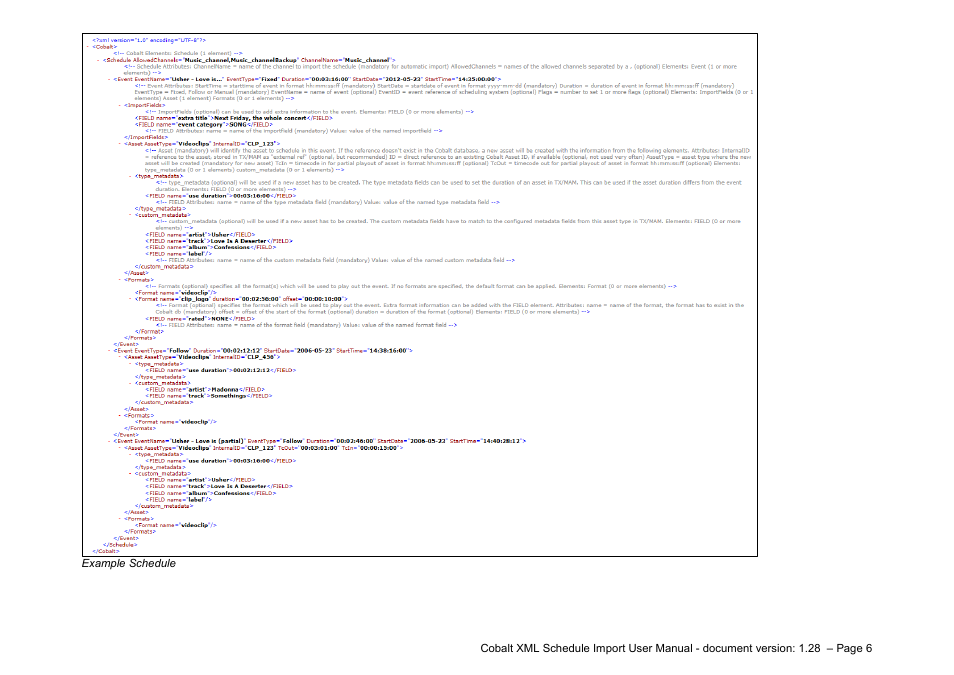 Grass Valley Schedule Importer User Manual | Page 6 / 14