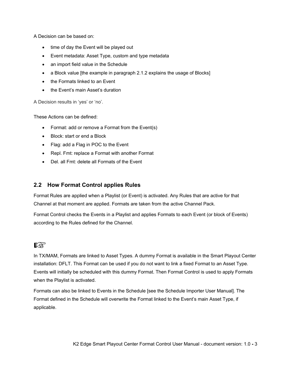 2 how format control applies rules, How format control applies rules | Grass Valley K2 Edge Smart Playout Center User Manual | Page 4 / 13