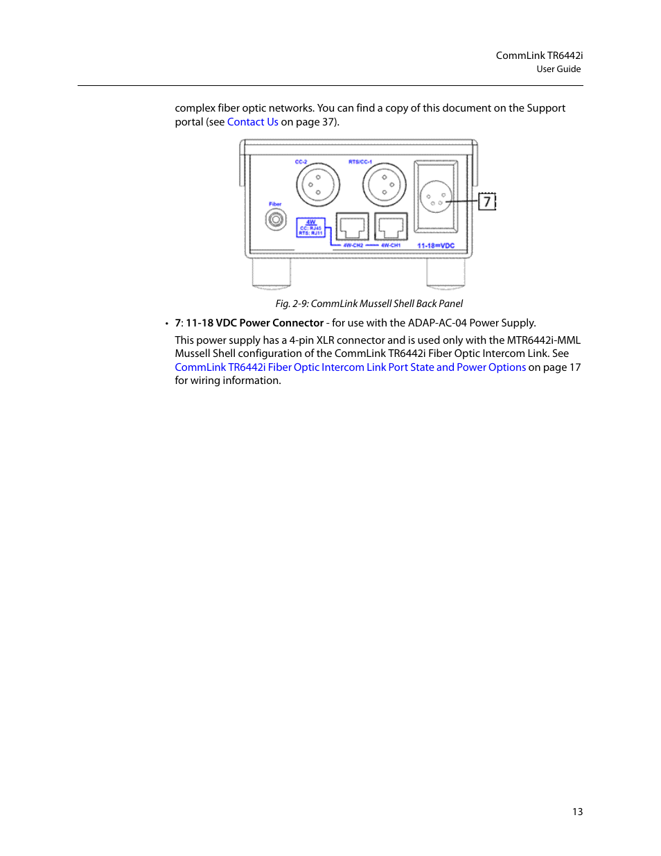Grass Valley TR6442i User Manual | Page 17 / 51