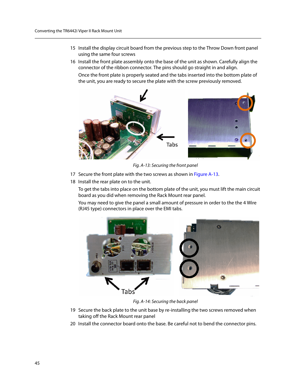 Grass Valley TR6442i User Manual | Page 49 / 51
