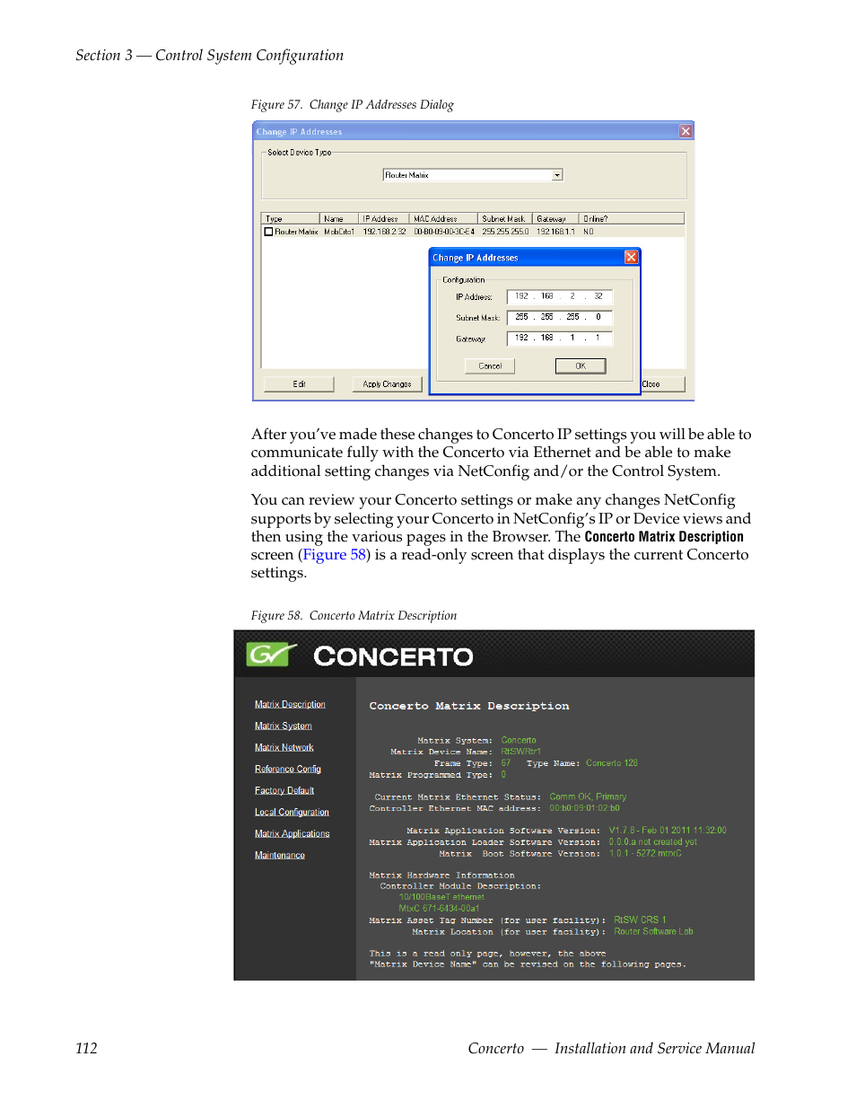 Figure 57 | Grass Valley Concerto Routing Matrix v.1.8.1 User Manual | Page 112 / 190