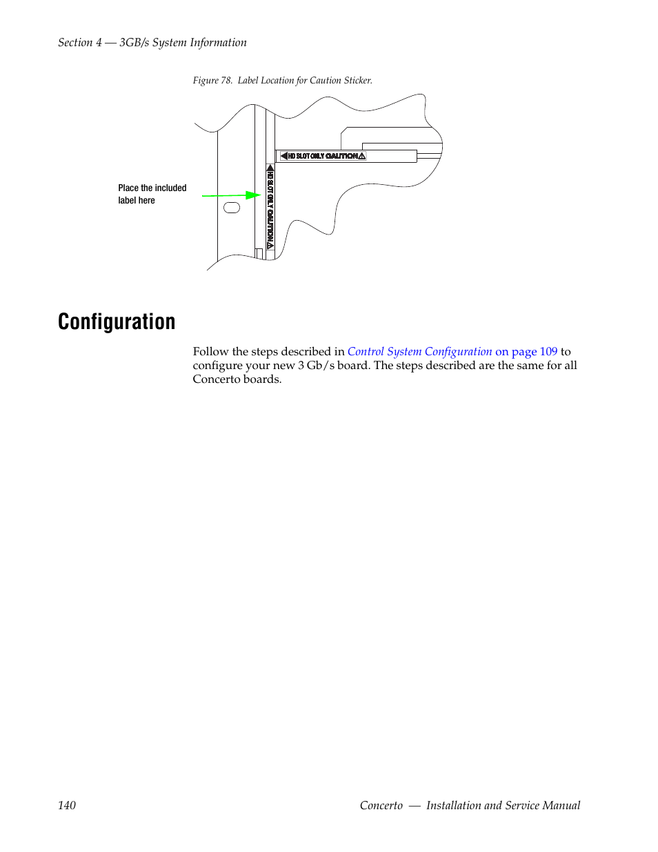 Configuration | Grass Valley Concerto Routing Matrix v.1.8.1 User Manual | Page 140 / 190