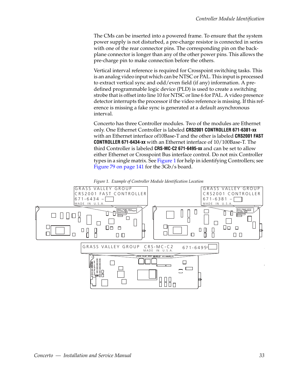 Grass Valley Concerto Routing Matrix v.1.8.1 User Manual | Page 33 / 190