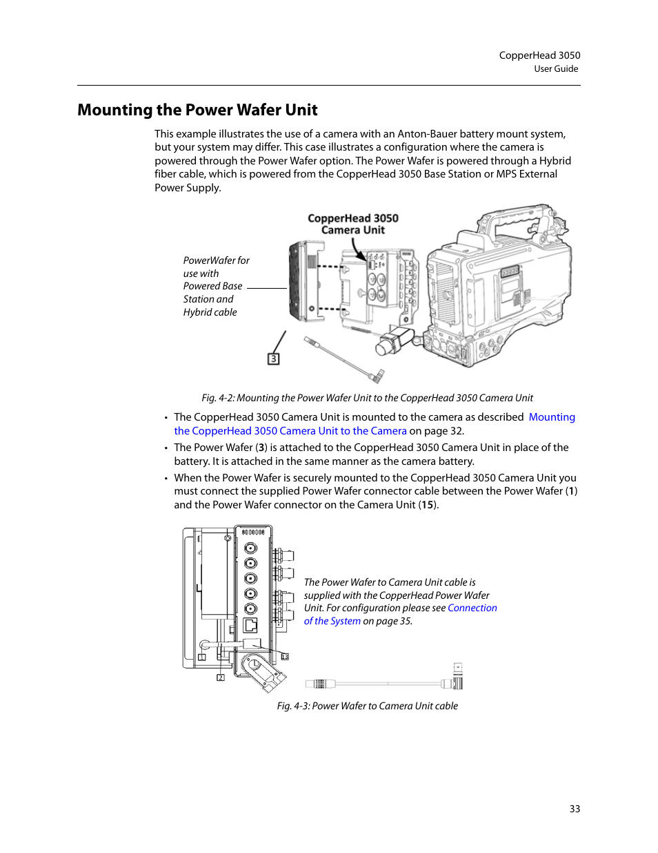 Mounting the power wafer unit | Grass Valley 3050 CopperHead User Manual | Page 39 / 93