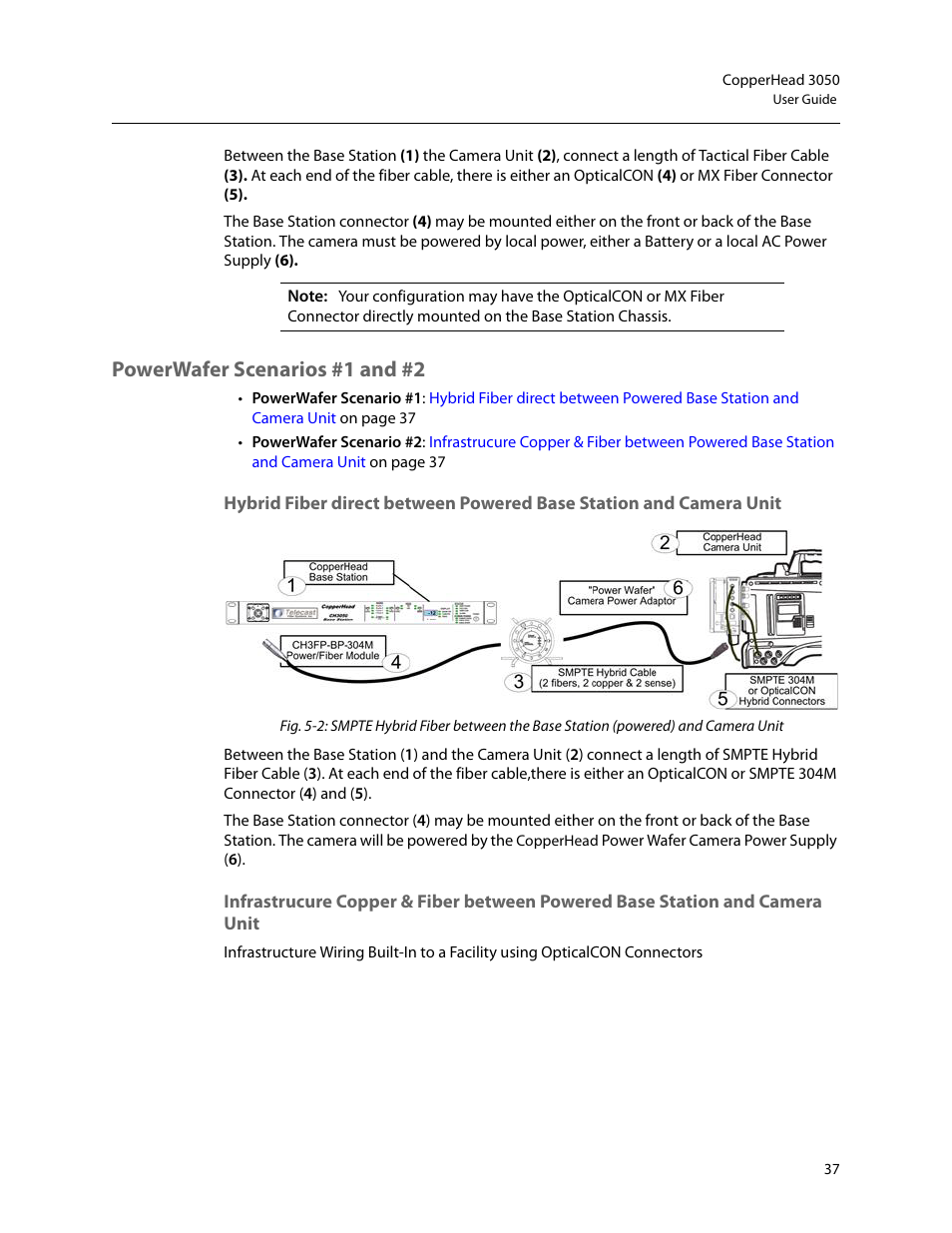 Powerwafer scenarios #1 and #2 | Grass Valley 3050 CopperHead User Manual | Page 43 / 93