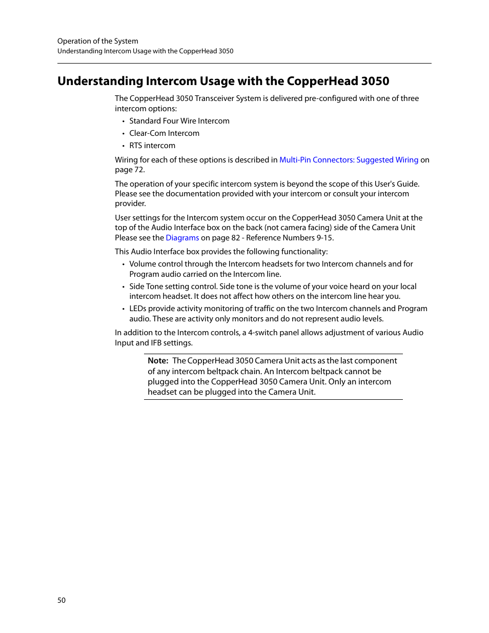 Grass Valley 3050 CopperHead User Manual | Page 56 / 93