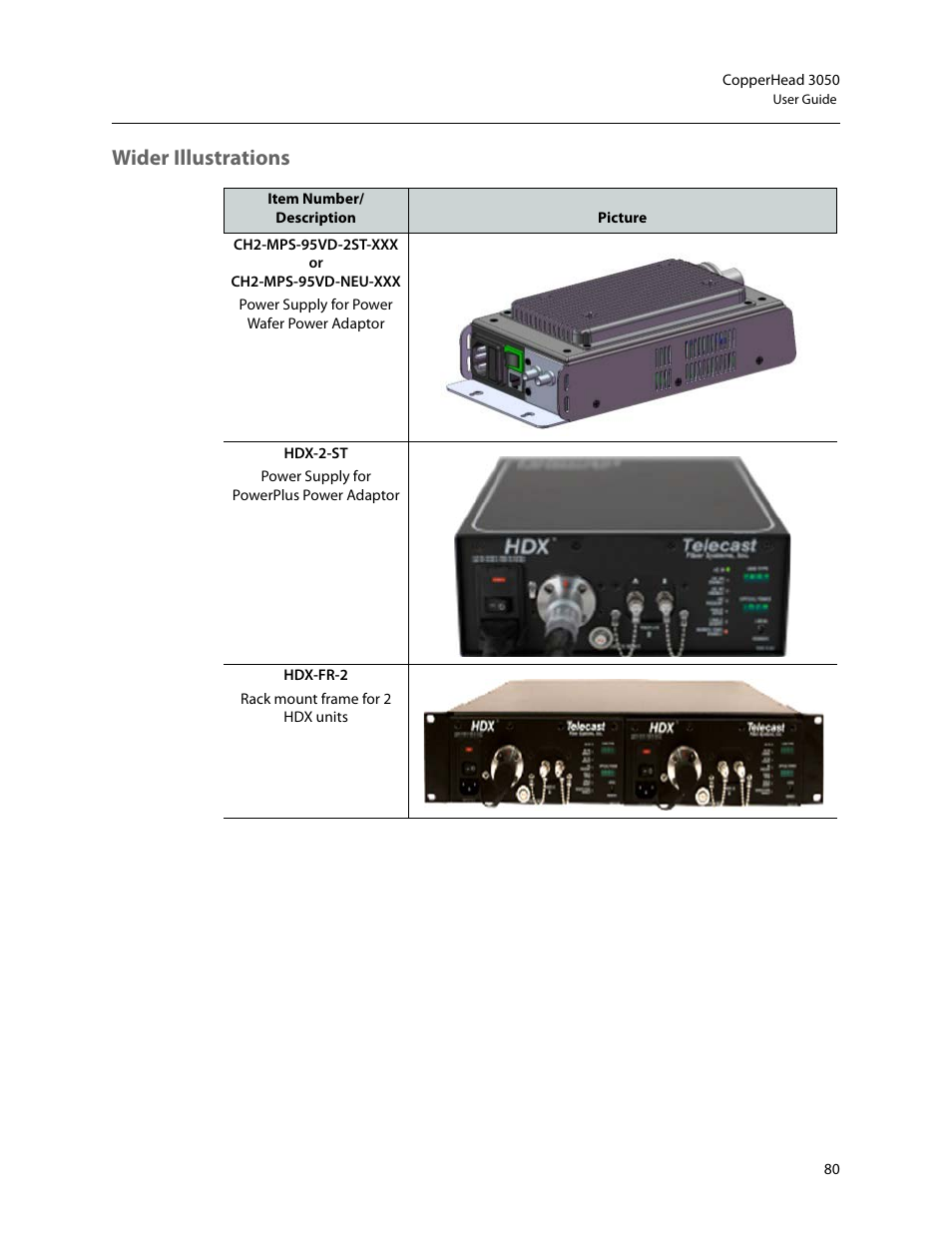 Wider illustrations | Grass Valley 3050 CopperHead User Manual | Page 86 / 93