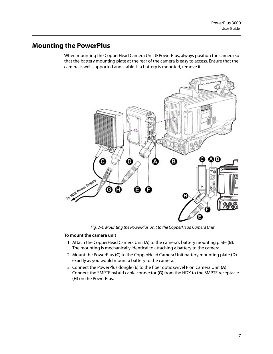 Mounting the powerplus | Grass Valley 3000 PowerPlus User Manual | Page 11 / 31