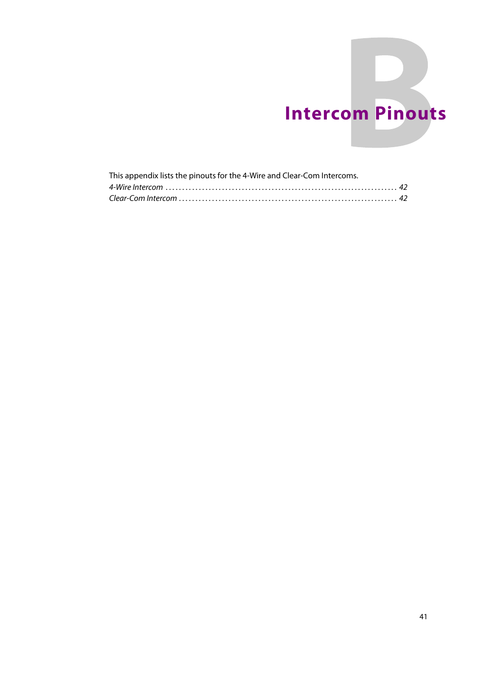 7 intercom pinouts, Rmation, see, Intercom pinouts | Grass Valley CopperHead PowerWafer User Manual | Page 45 / 46