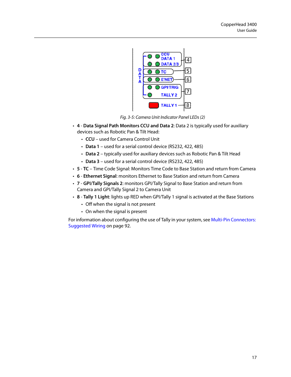 Grass Valley 3400 CopperHead User Manual | Page 23 / 117