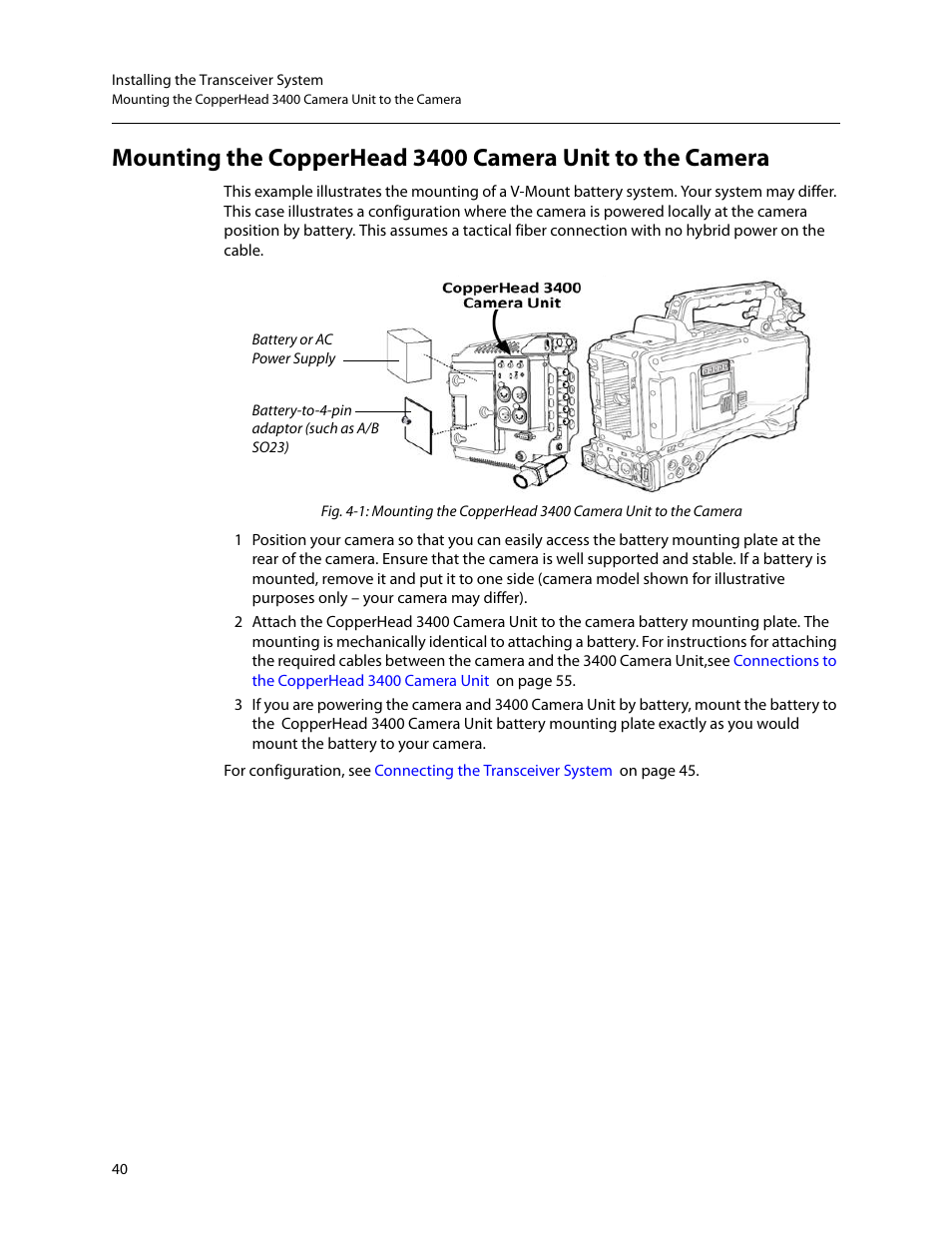 Grass Valley 3400 CopperHead User Manual | Page 46 / 117