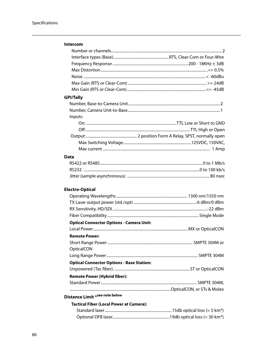 Grass Valley 3400 CopperHead User Manual | Page 86 / 117