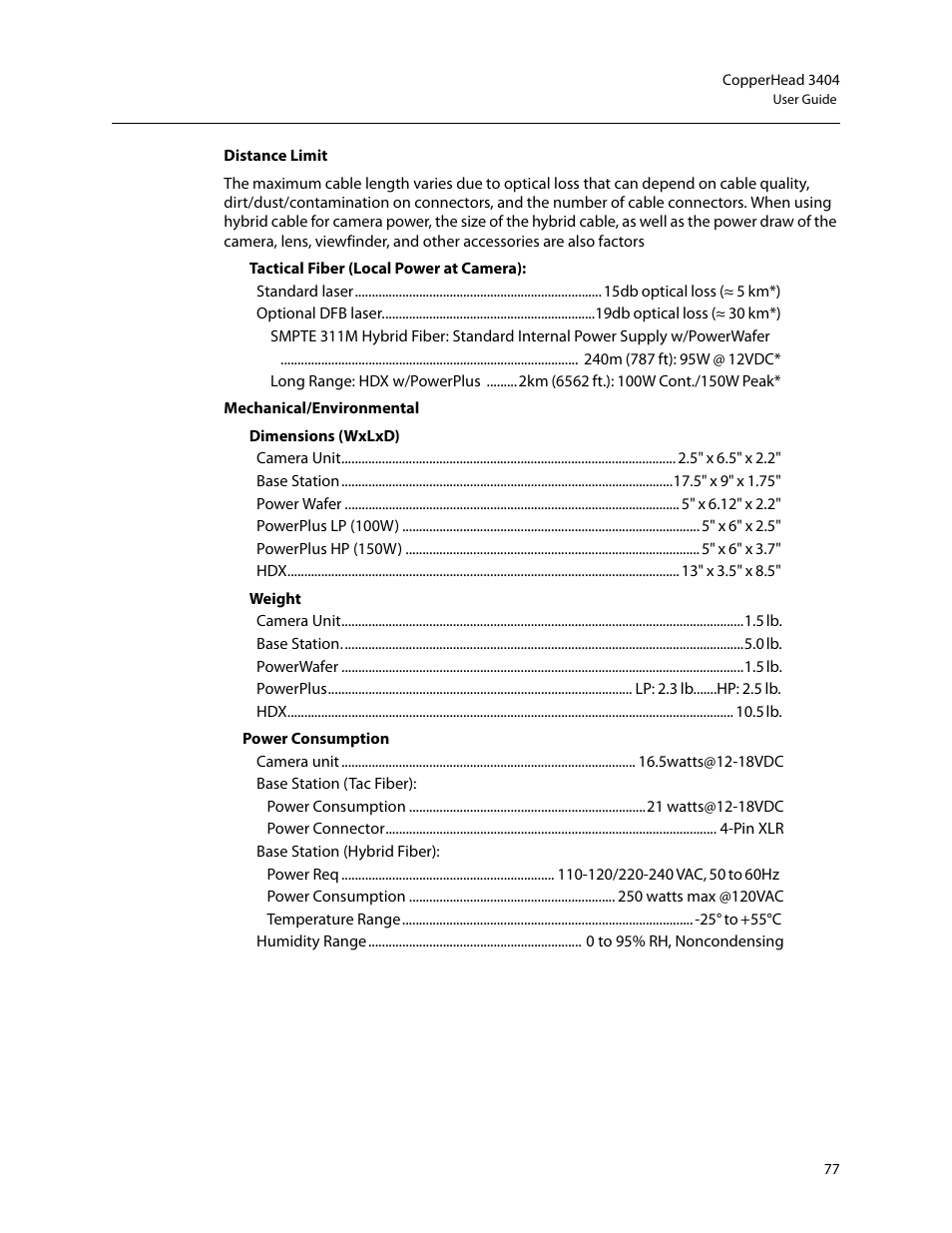 Grass Valley 3404 CopperHead User Manual | Page 83 / 111