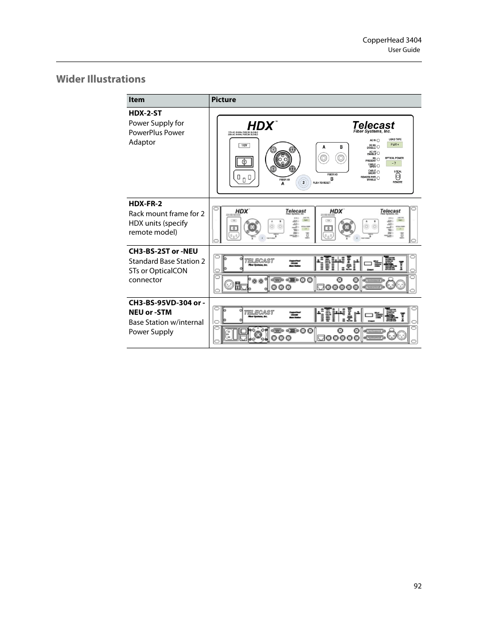 Wider illustrations | Grass Valley 3404 CopperHead User Manual | Page 98 / 111