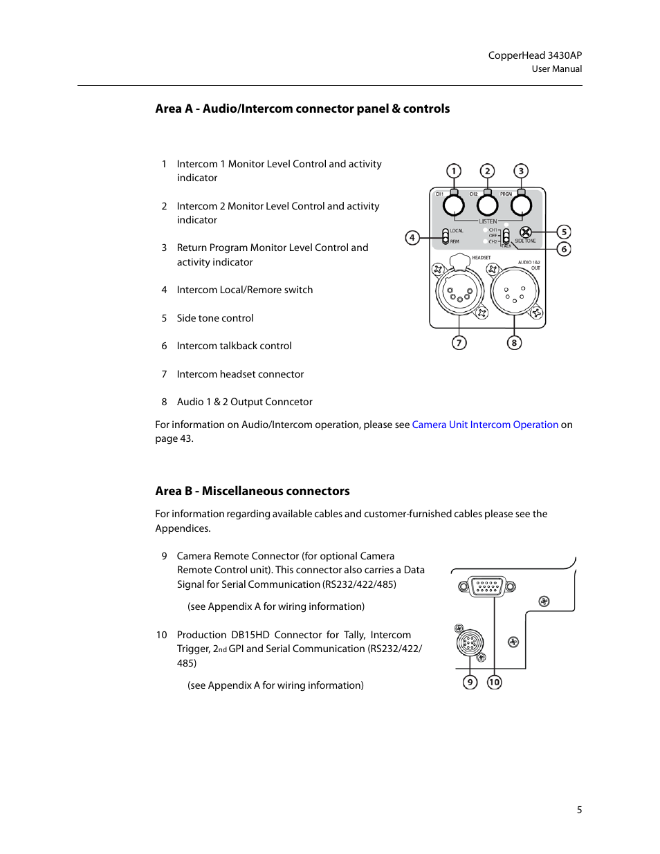 Grass Valley 3430AP CopperHead User Manual | Page 17 / 85