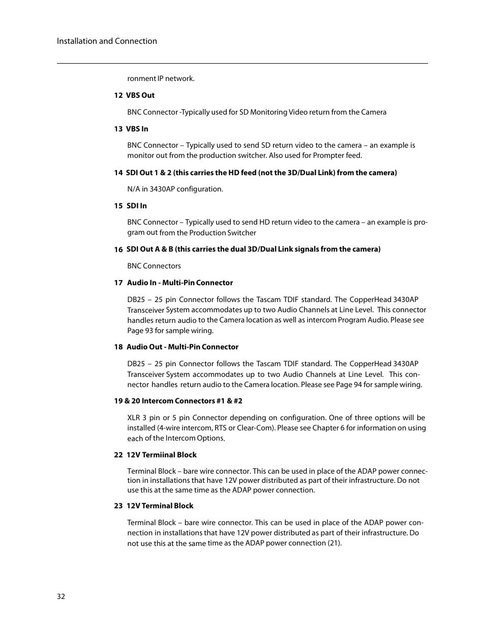 Grass Valley 3430AP CopperHead User Manual | Page 44 / 85