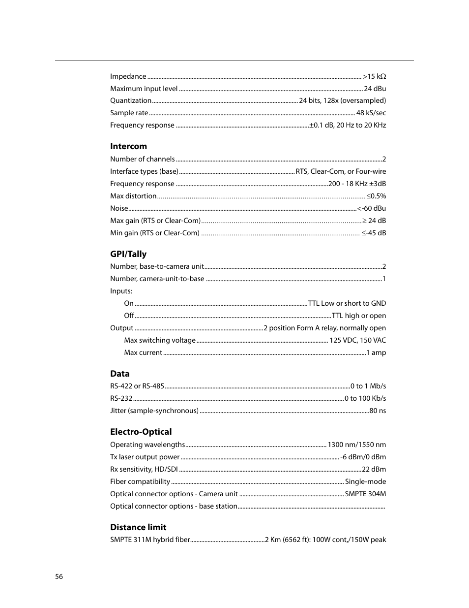 Grass Valley 3430AP CopperHead User Manual | Page 68 / 85