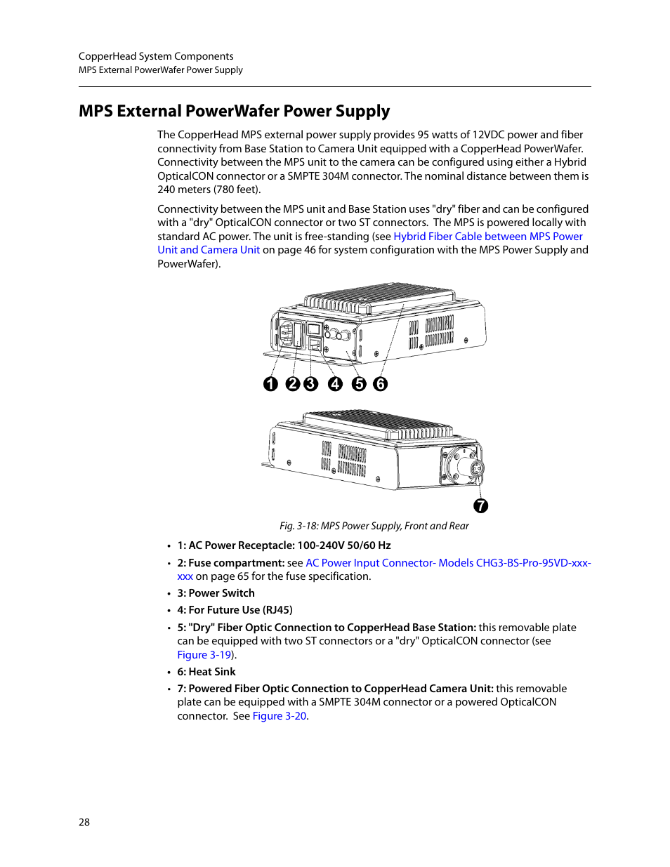Mps external powerwafer power supply | Grass Valley CopperHead Pro User Manual | Page 34 / 87