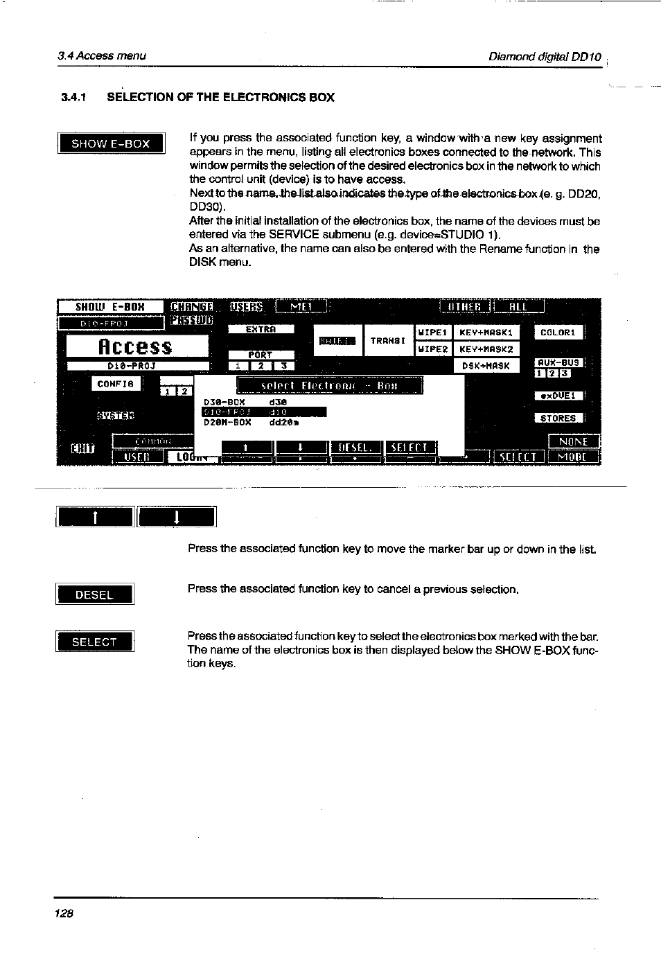 1 selection of the electronics box | Grass Valley DD10 part 1 User Manual | Page 134 / 178