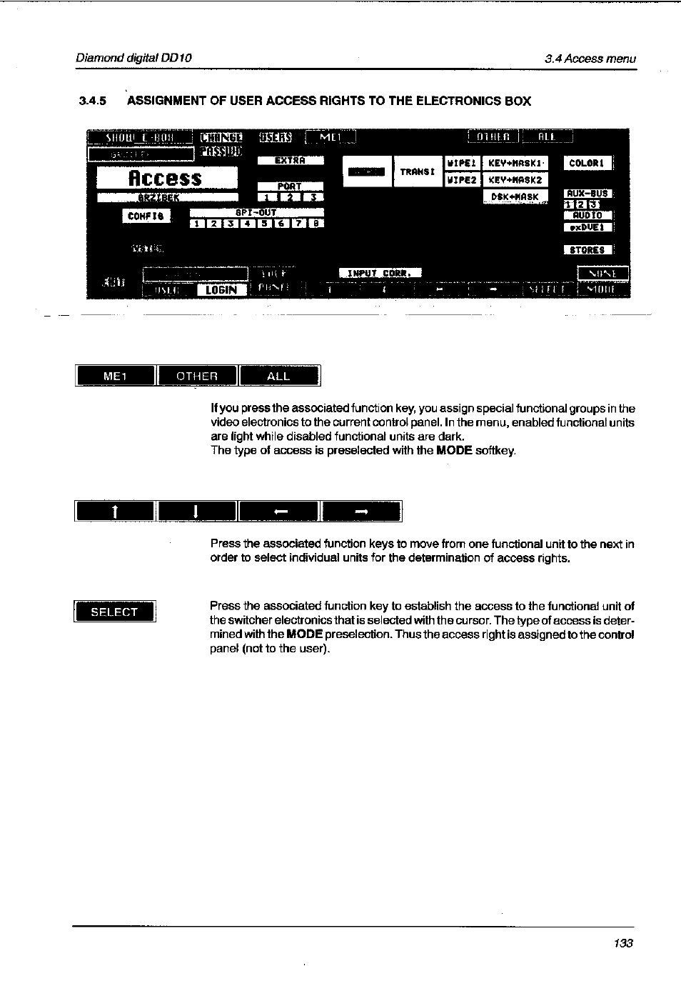 5 assignment of user access rights, To the electronics box | Grass Valley DD10 part 1 User Manual | Page 139 / 178