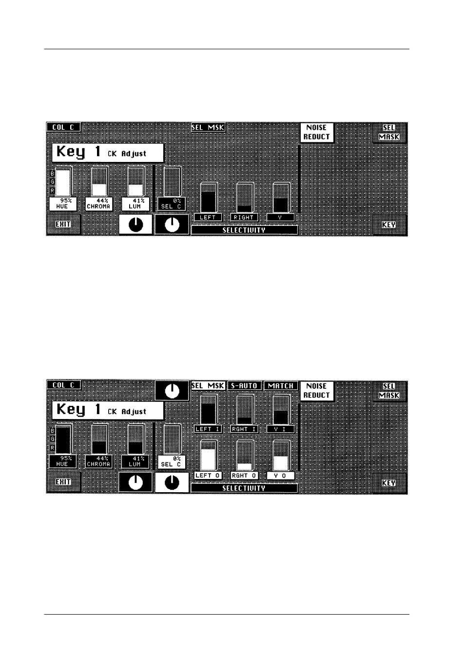 Chroma key adjust menu | Grass Valley DD10 part 1 User Manual | Page 58 / 178