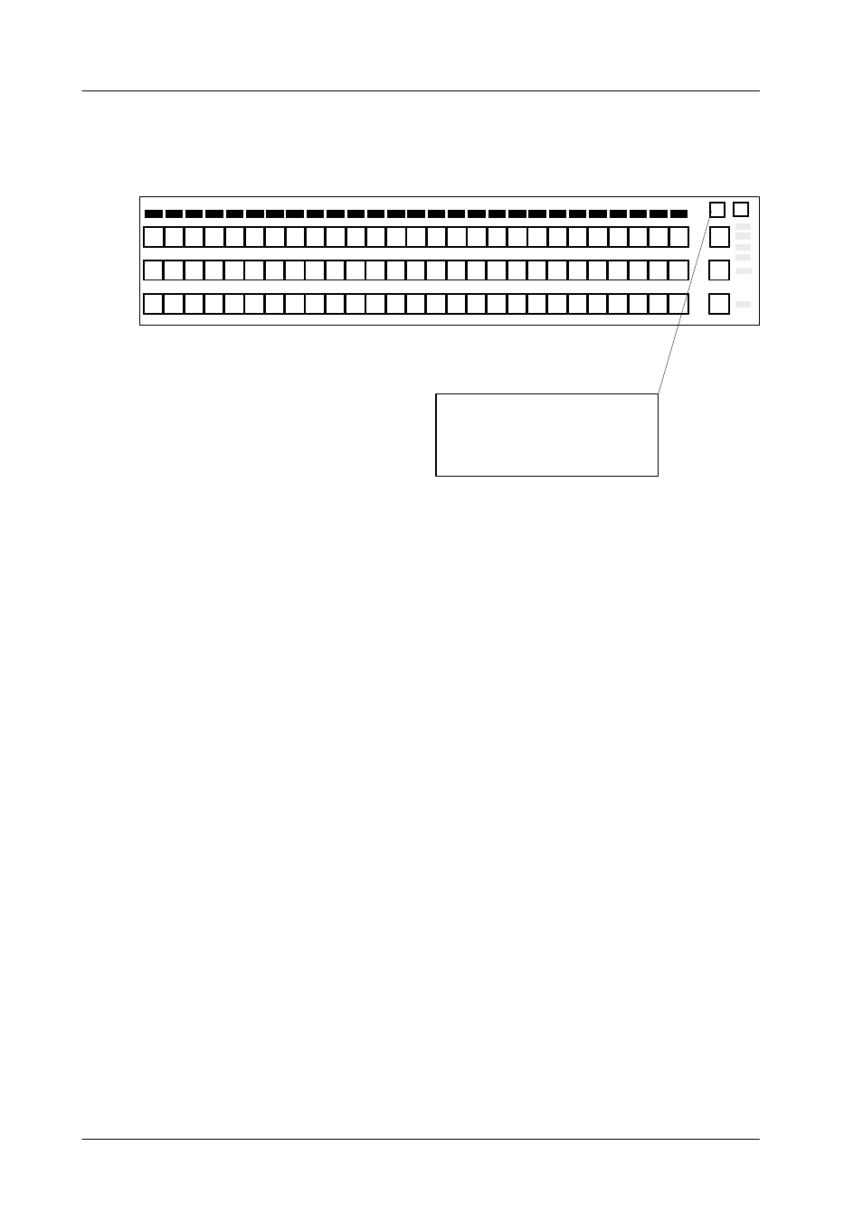 Press this key to select extra me operation, Key buses key bank (no function) | Grass Valley DD10 part 3 User Manual | Page 34 / 126