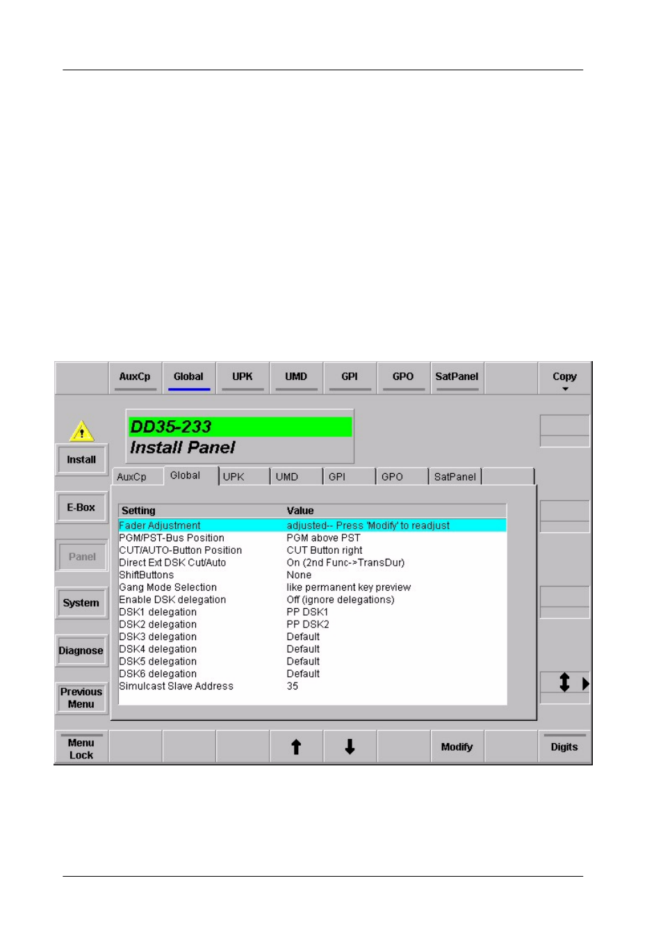 Grass Valley DD35 Family v.3.1.5 User Manual | Page 164 / 524