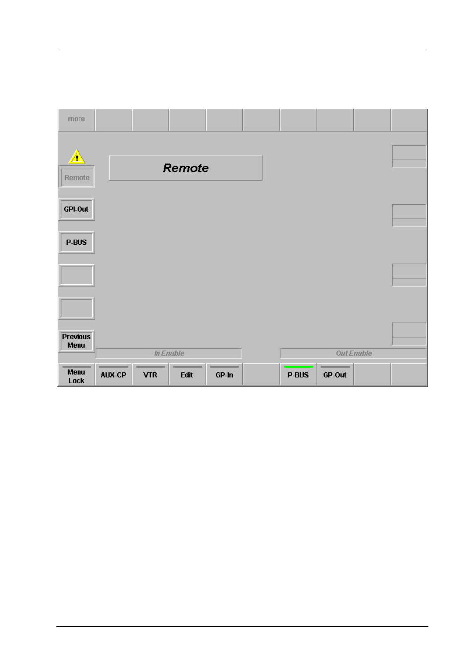 Remote menu | Grass Valley DD35 Family v.3.1.5 User Manual | Page 291 / 524