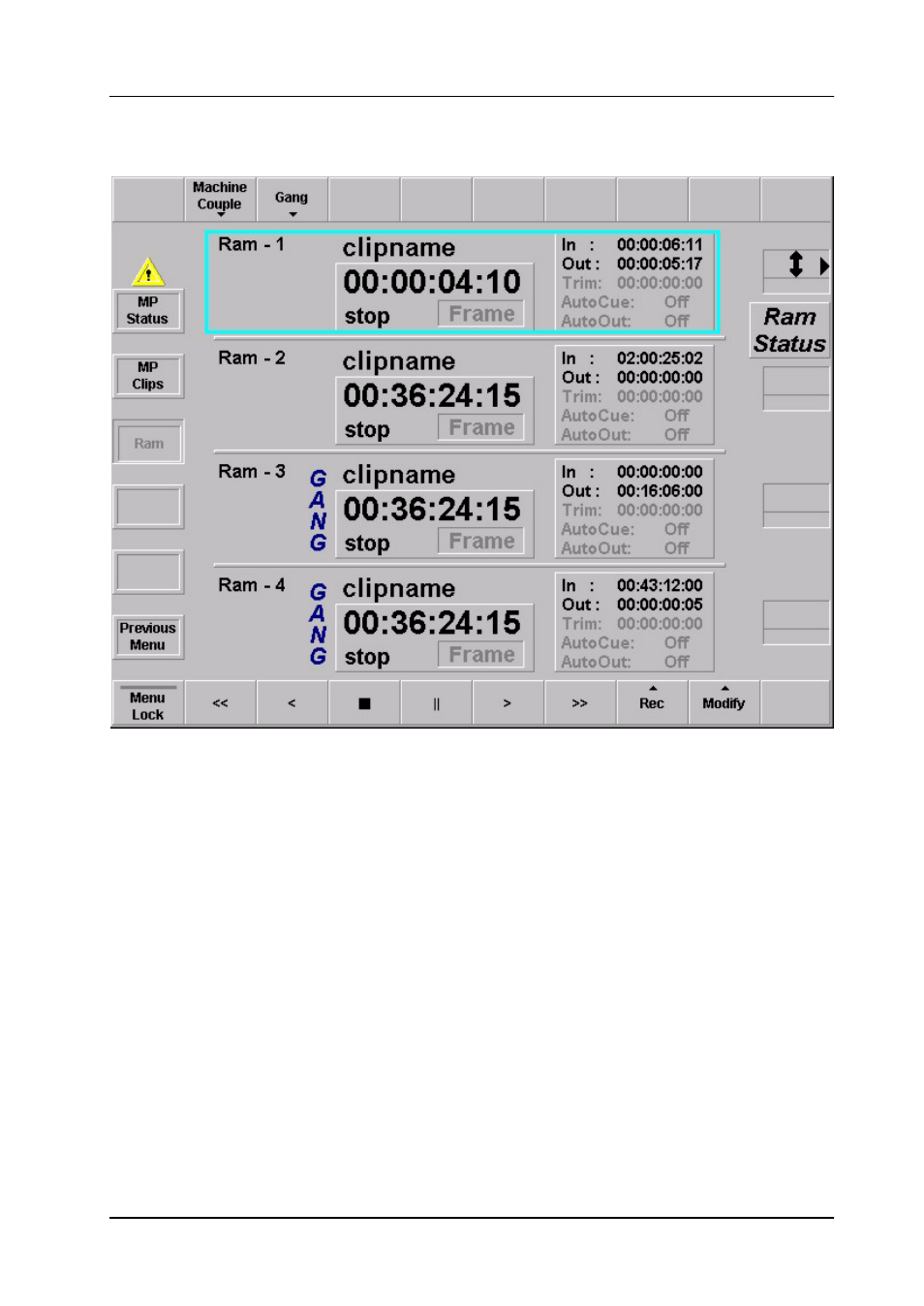 Grass Valley DD35 Family v.3.1.5 User Manual | Page 305 / 524