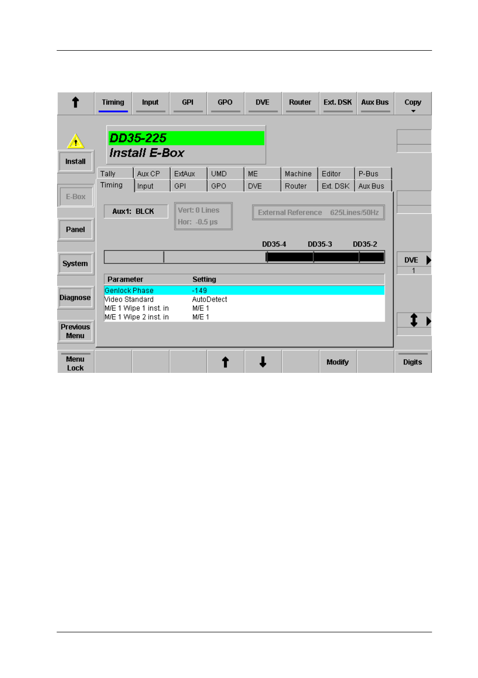 Grass Valley DD35 Family v.3.1.5 User Manual | Page 309 / 524