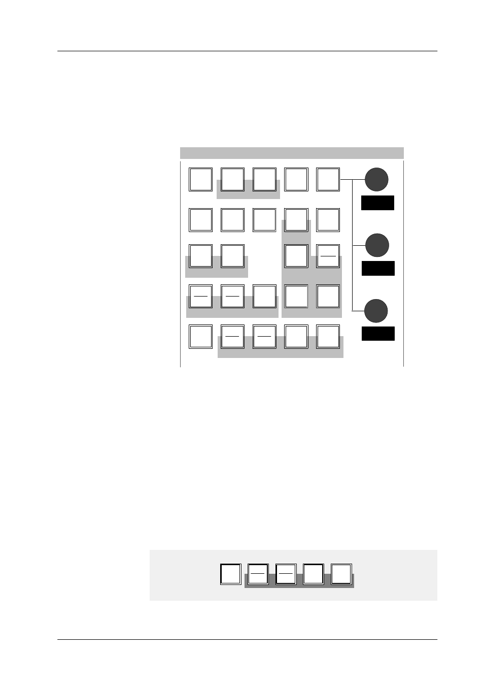 Keyers panel, 7 m/e keyers panel | Grass Valley DD35 Family v.3.1.5 User Manual | Page 69 / 524