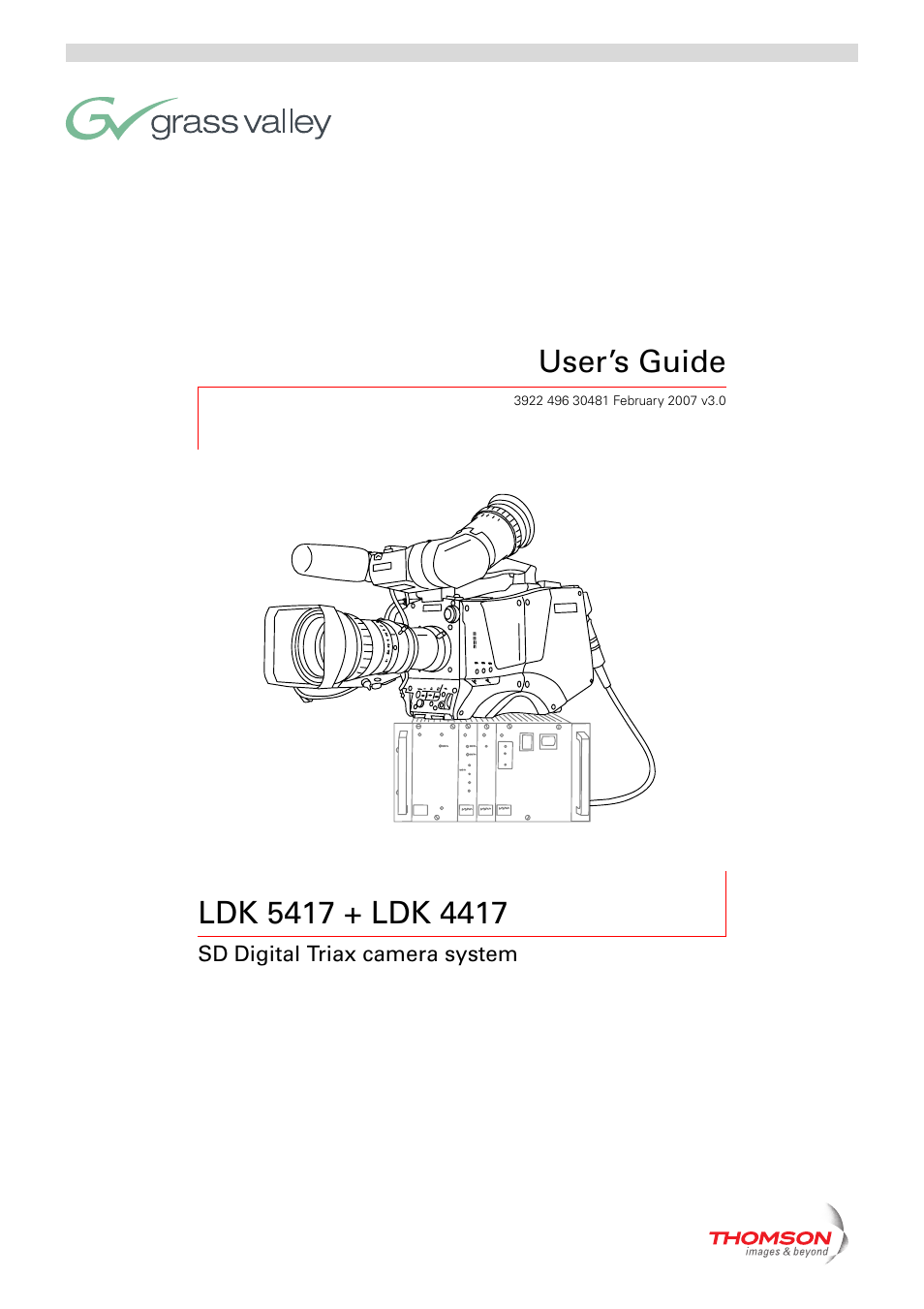 Grass Valley LDK 5417 User Manual | 56 pages