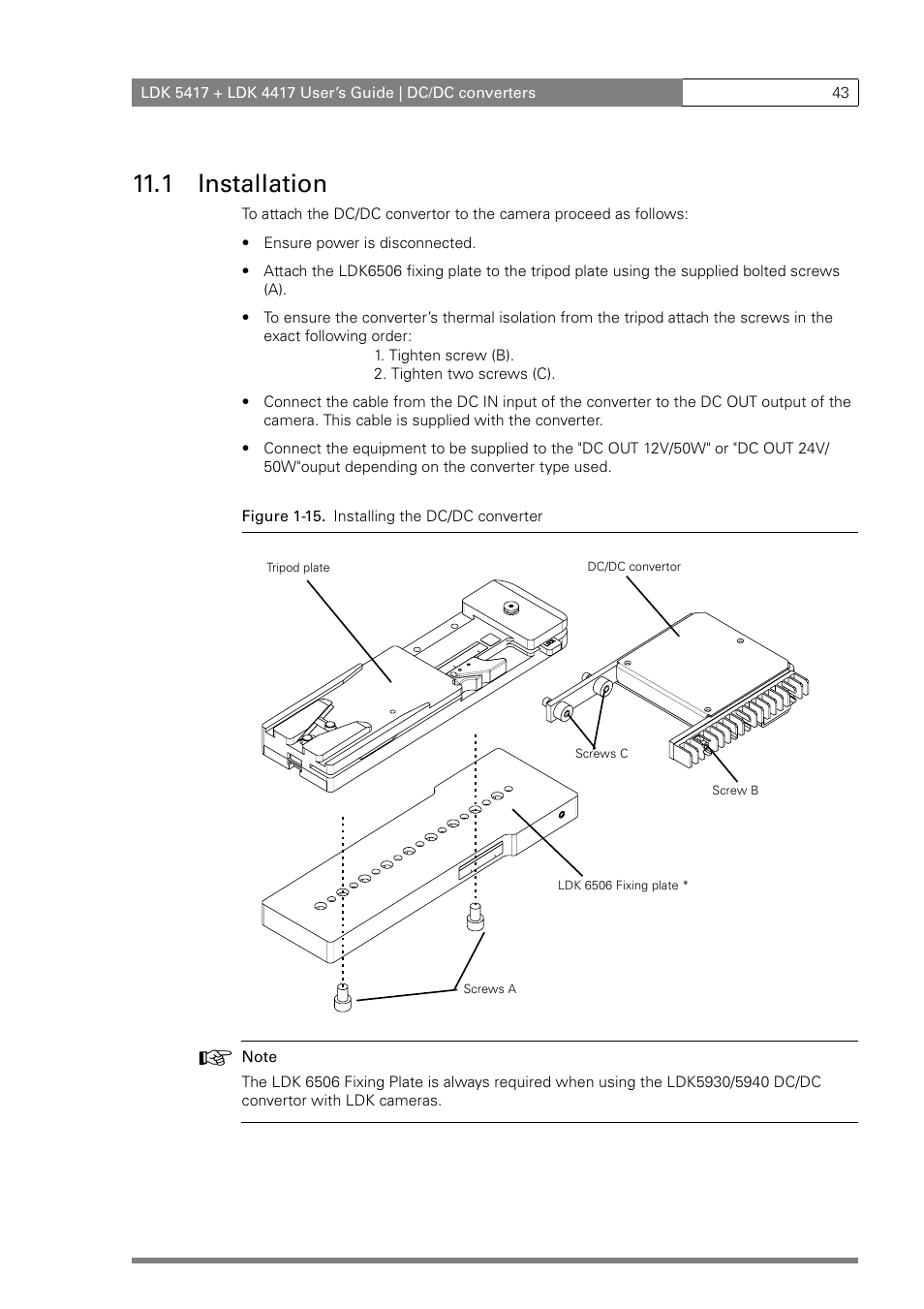 1 installation | Grass Valley LDK 5417 User Manual | Page 55 / 56