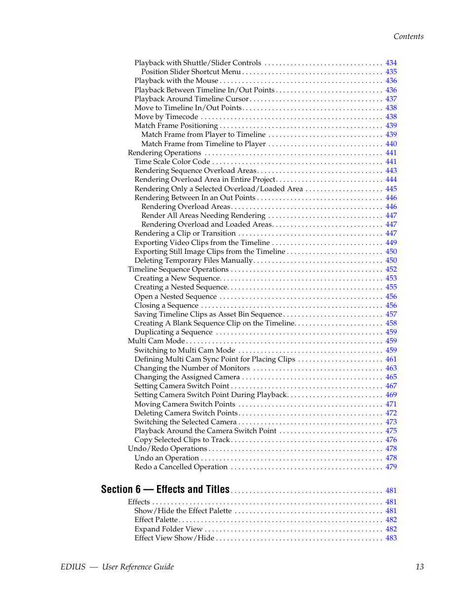 Grass Valley EDIUS v.5.1 User Manual | Page 13 / 790
