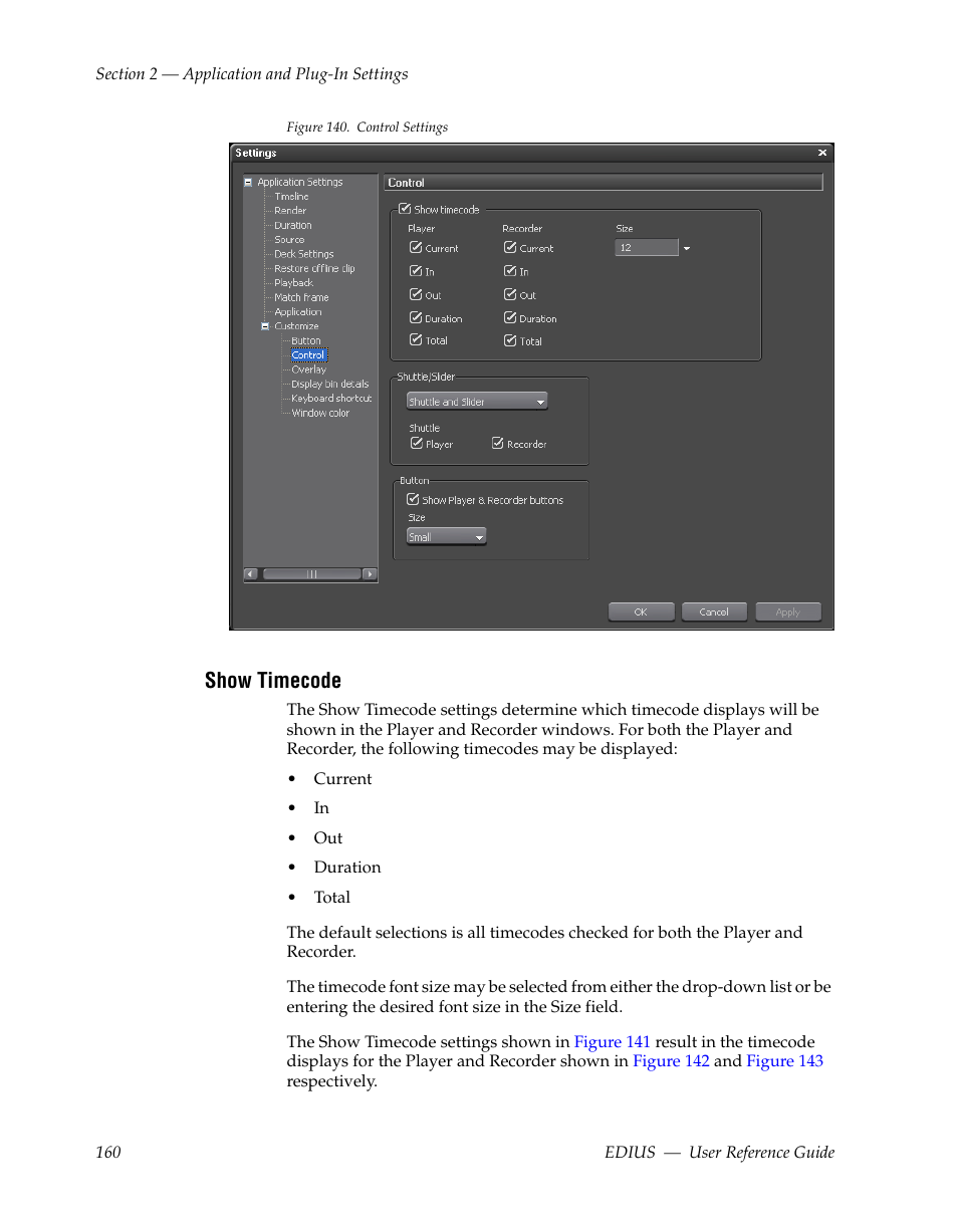 Show timecode | Grass Valley EDIUS v.5.1 User Manual | Page 160 / 790