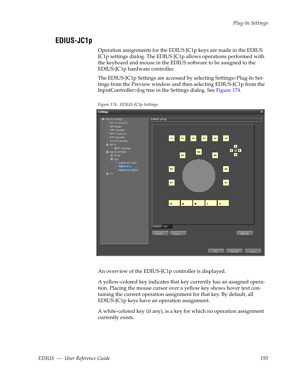 Edius-jc1p | Grass Valley EDIUS v.5.1 User Manual | Page 195 / 790