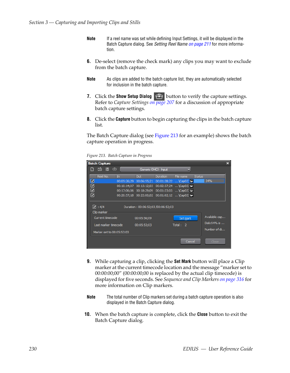 Grass Valley EDIUS v.5.1 User Manual | Page 230 / 790