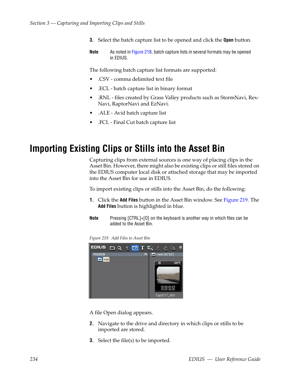 Grass Valley EDIUS v.5.1 User Manual | Page 234 / 790