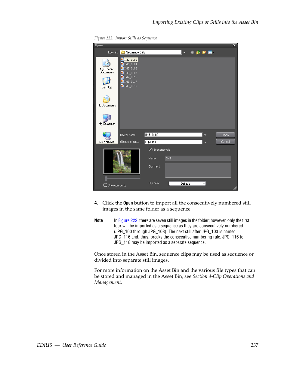 Grass Valley EDIUS v.5.1 User Manual | Page 237 / 790