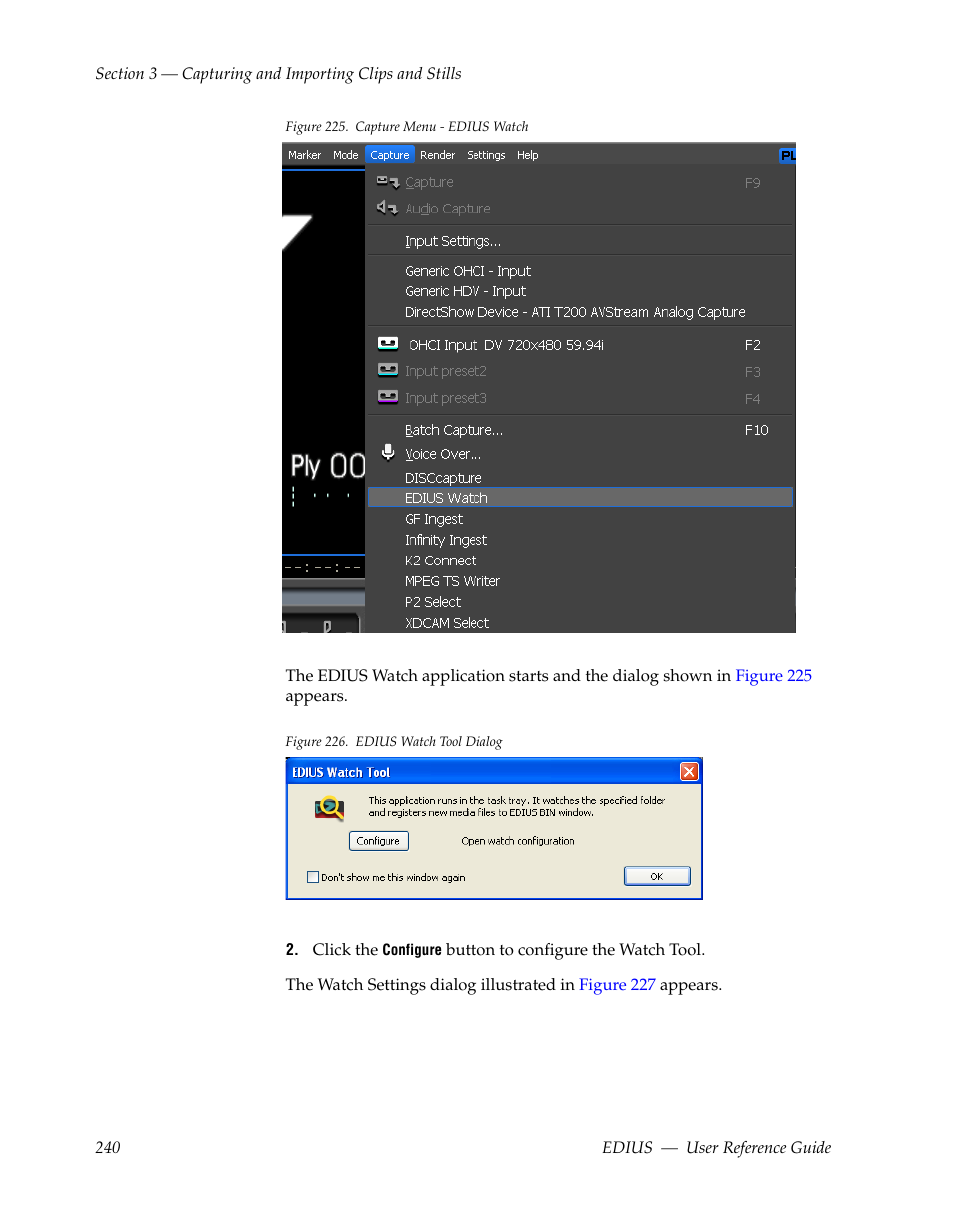 Grass Valley EDIUS v.5.1 User Manual | Page 240 / 790