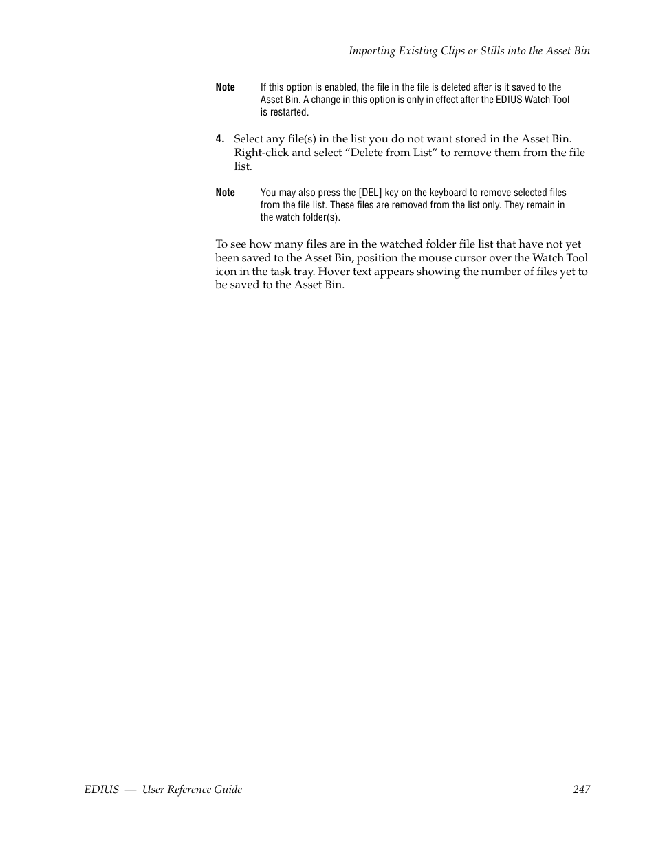 Grass Valley EDIUS v.5.1 User Manual | Page 247 / 790