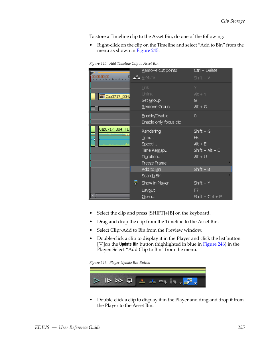 Grass Valley EDIUS v.5.1 User Manual | Page 255 / 790