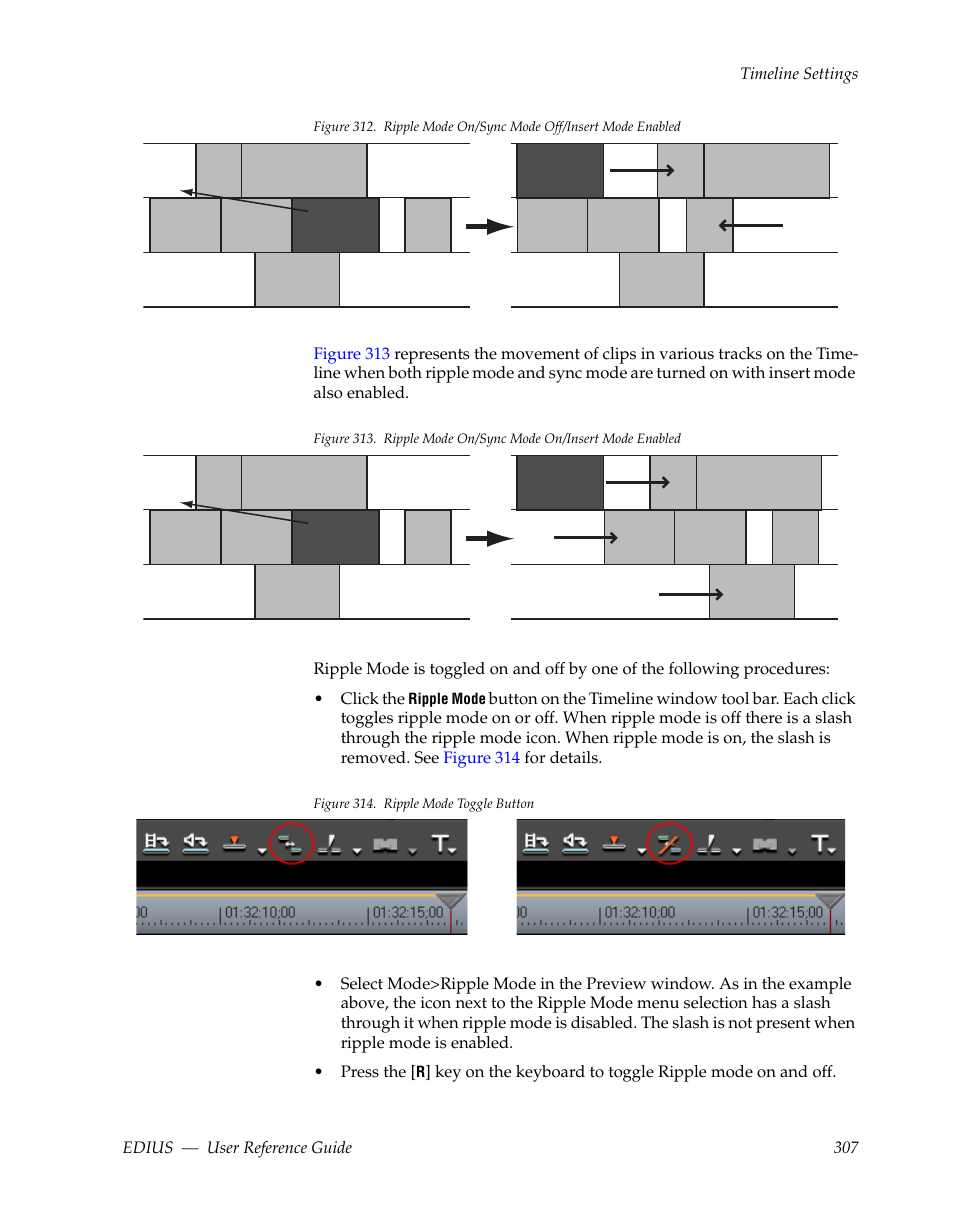 Grass Valley EDIUS v.5.1 User Manual | Page 307 / 790