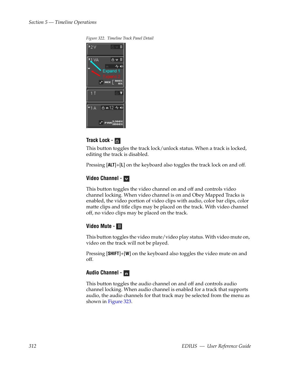 Figure 322 | Grass Valley EDIUS v.5.1 User Manual | Page 312 / 790