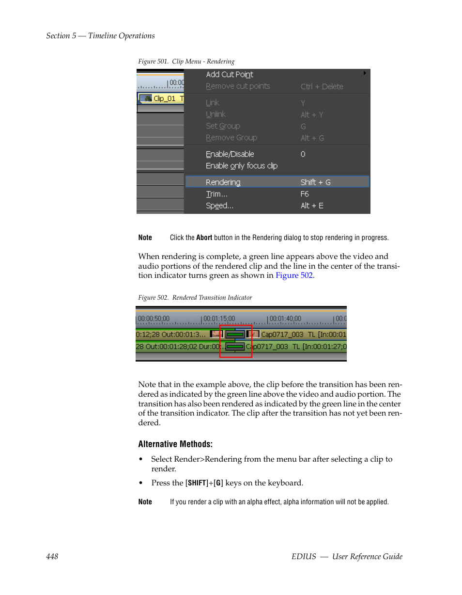 Grass Valley EDIUS v.5.1 User Manual | Page 448 / 790