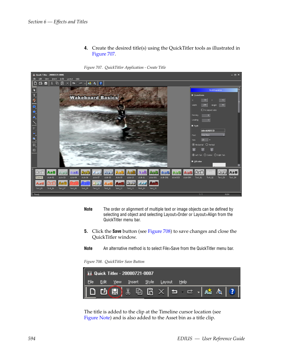 Grass Valley EDIUS v.5.1 User Manual | Page 594 / 790