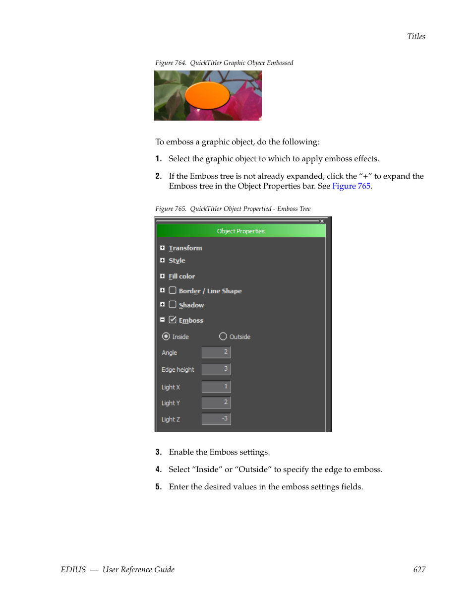Figure 764 | Grass Valley EDIUS v.5.1 User Manual | Page 627 / 790