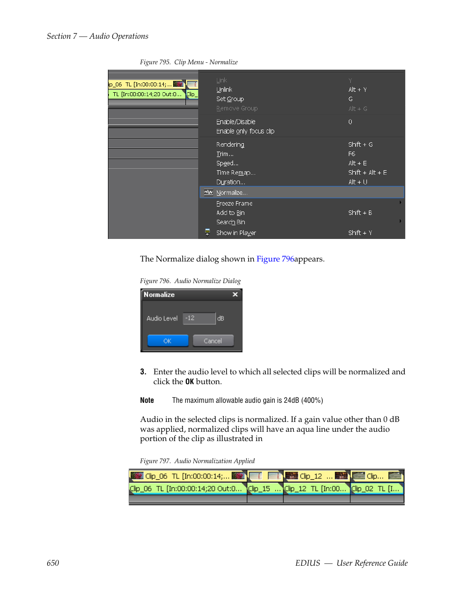Grass Valley EDIUS v.5.1 User Manual | Page 650 / 790