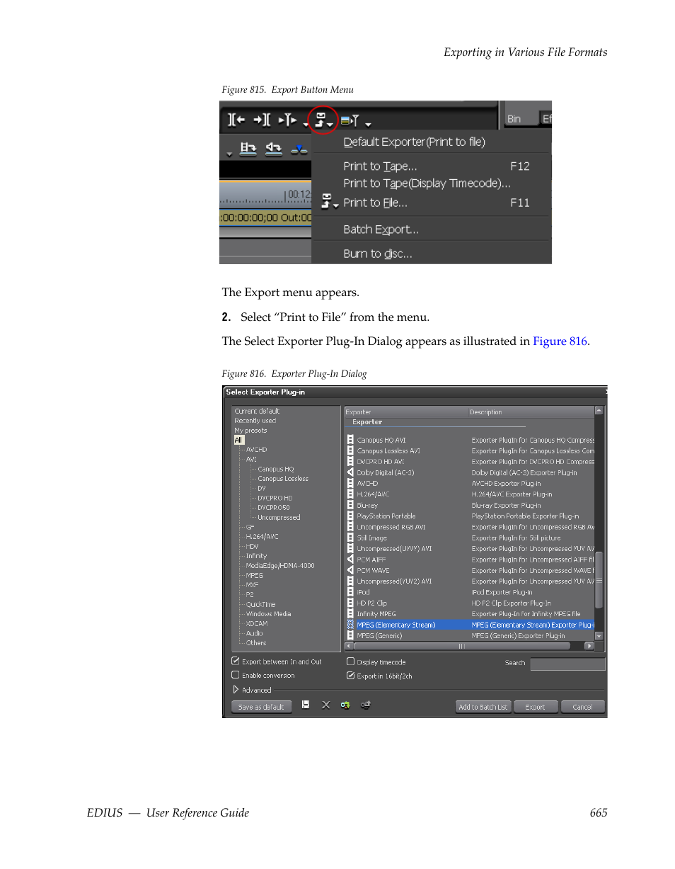 Grass Valley EDIUS v.5.1 User Manual | Page 665 / 790