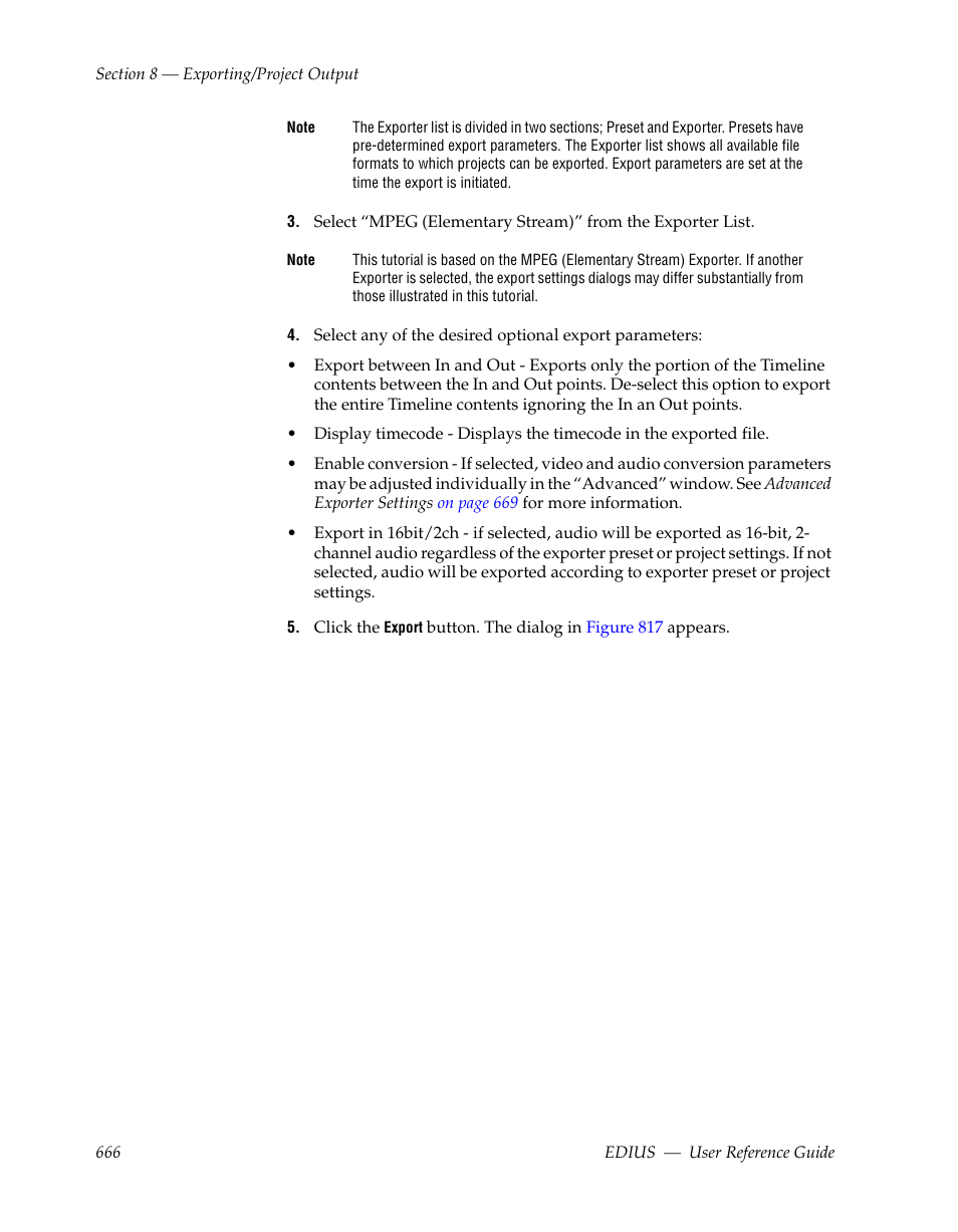 Grass Valley EDIUS v.5.1 User Manual | Page 666 / 790
